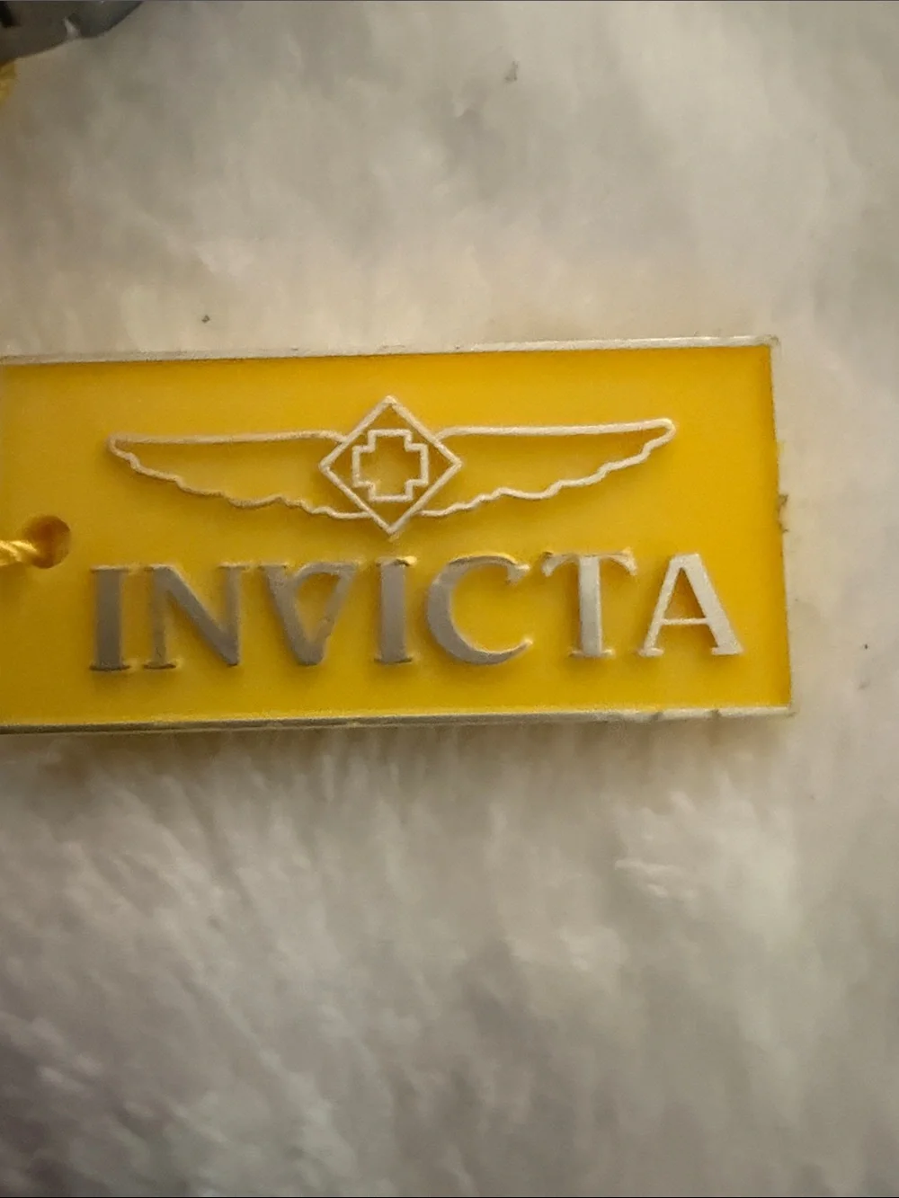Invicta Red Dial Silver-Tone Chronograph Watch